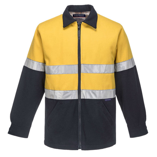 Bluey Hi-Vis Wool Blend Contrast Work Jacket - MW028 - Portwest-1