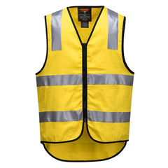 Hi-Vis Cotton Zipped Vest  - MW338 - Portwest-1
