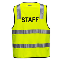 Hi-Vis Zipped Staff Vest  - MZ107 - Portwest-1