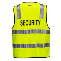 Hi-Vis Zipped Security Vest  - MZ108 - Portwest-1