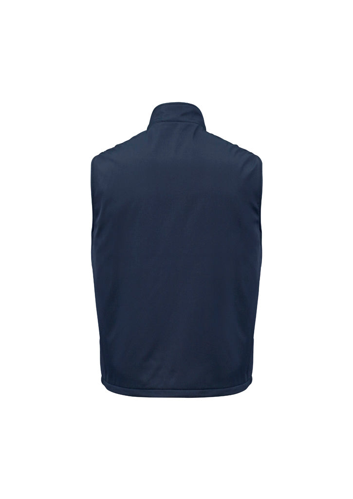 Biz Collection NV5300 Reversible Unisex Fleece Vest in Navy - back view