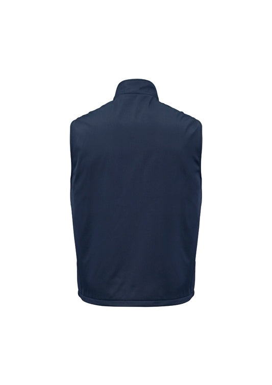 Biz Collection NV5300 Reversible Unisex Fleece Vest in Navy - back view