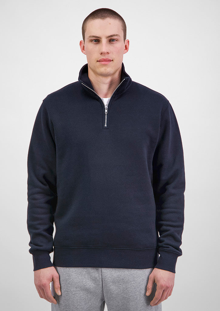 Everyday Mens 1/4 Zip - X2006M in Navy - model