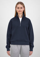 Everyday Womens 1/4 Zip - X2006W in Navy - model