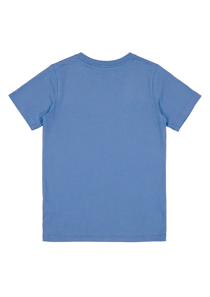 Basis Kids Short Sleeve Tee - X1001K in Ocean
