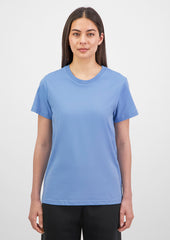 Basis Womens Short Sleeve Tee - X1001W in Ocean - model