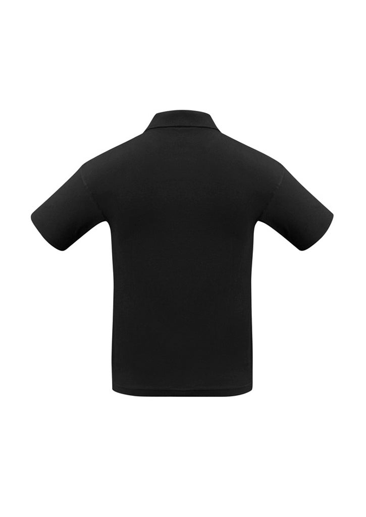 Biz Collection P112MS Ice Mens Short Sleeve Polo in Black - back view