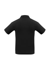 Biz Collection P112MS Ice Mens Short Sleeve Polo in Black - back view