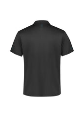 Biz Collection P200MS Balance Mens Short Sleeve Polo in Grey/Cyan - back view