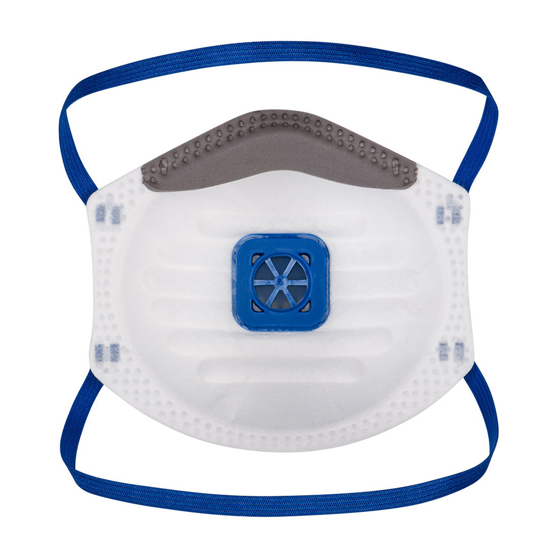 Portwest P201 FFP2 Valved Dust Mist Respirator (Pk10) in White - back view