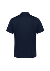 Biz Collection P206KS Action Kids Short Sleeve Polo in Navy - back view