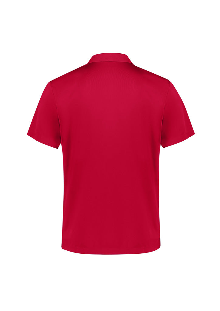 Biz Collection P206KS Action Kids Short Sleeve Polo in Red - back view