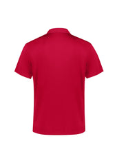 Biz Collection P206KS Action Kids Short Sleeve Polo in Red - back view