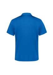 Biz Collection P206KS Action Kids Short Sleeve Polo in Royal - back view