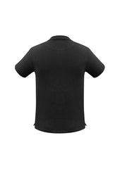 Biz Collection P2100 Neon Mens Short Sleeve Polo in Black - back view