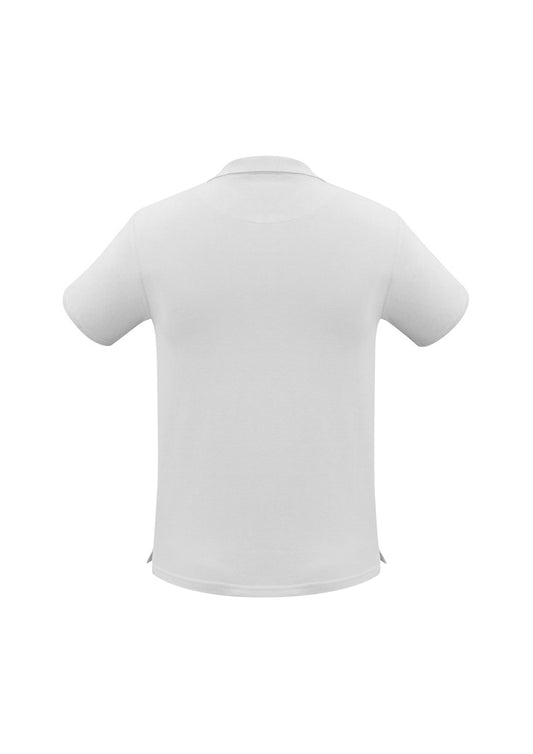Biz Collection P2100 Neon Mens Short Sleeve Polo in White - back view