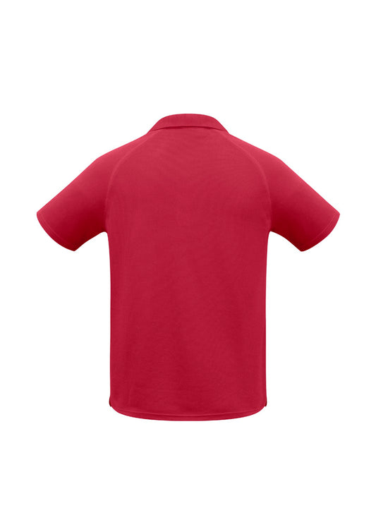 Biz Collection P300KS Sprint Kids Short Sleeve Polo in Red - back view
