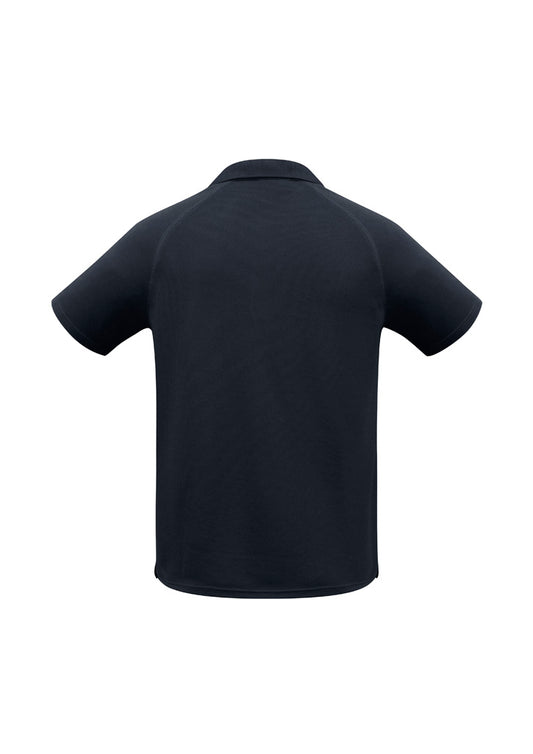 Biz Collection P300MS Sprint Mens Short Sleeve Polo in Navy - back view