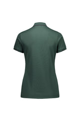 Biz Collection P313LS Focus Womens Short Sleeve Polo in Seafoam/Charcoal - back view