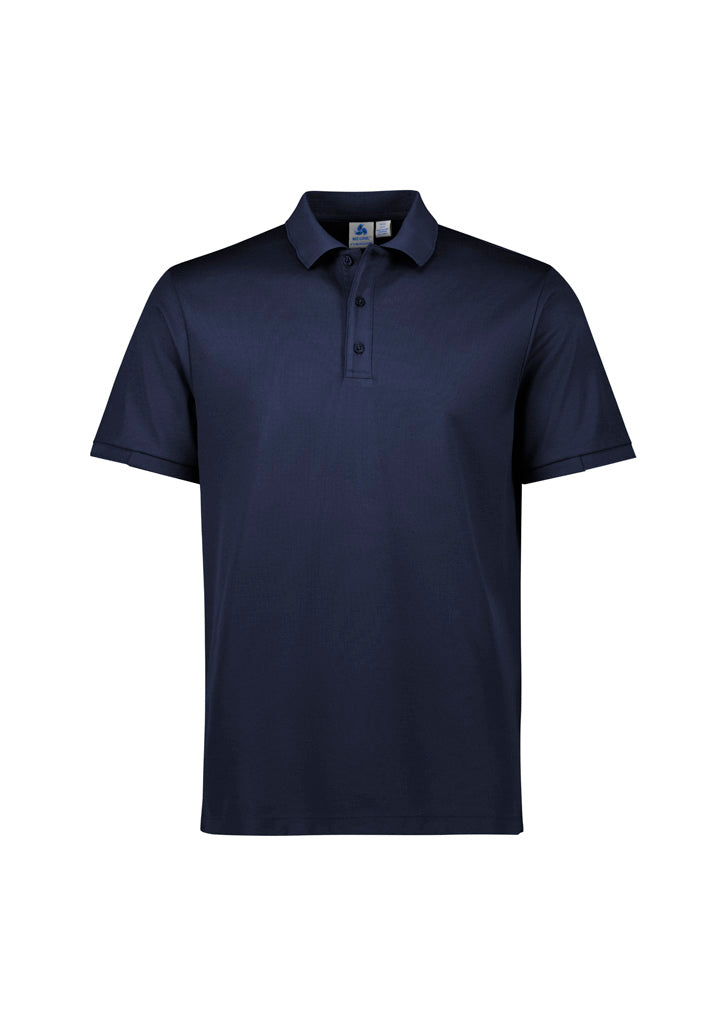 Biz Collection P313MS Focus Mens Short Sleeve Polo in Navy/Navy
