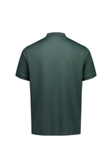 Biz Collection P313MS Focus Mens Short Sleeve Polo in Seafoam/Charcoal - back view
