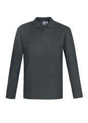 Mens Crew Long Sleeve Polo - P400ML - biz-collection-2