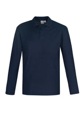 Mens Crew Long Sleeve Polo - P400ML - biz-collection-0