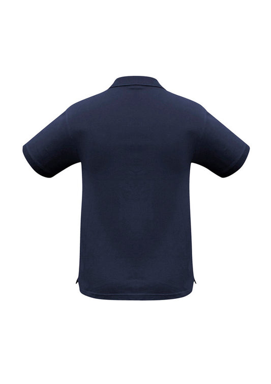 Biz Collection P9000 Oceana Mens Short Sleeve Polo in Navy - back view
