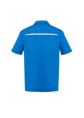Biz Collection P901MS Sonar Mens Short Sleeve Polo in Royal/White - back view