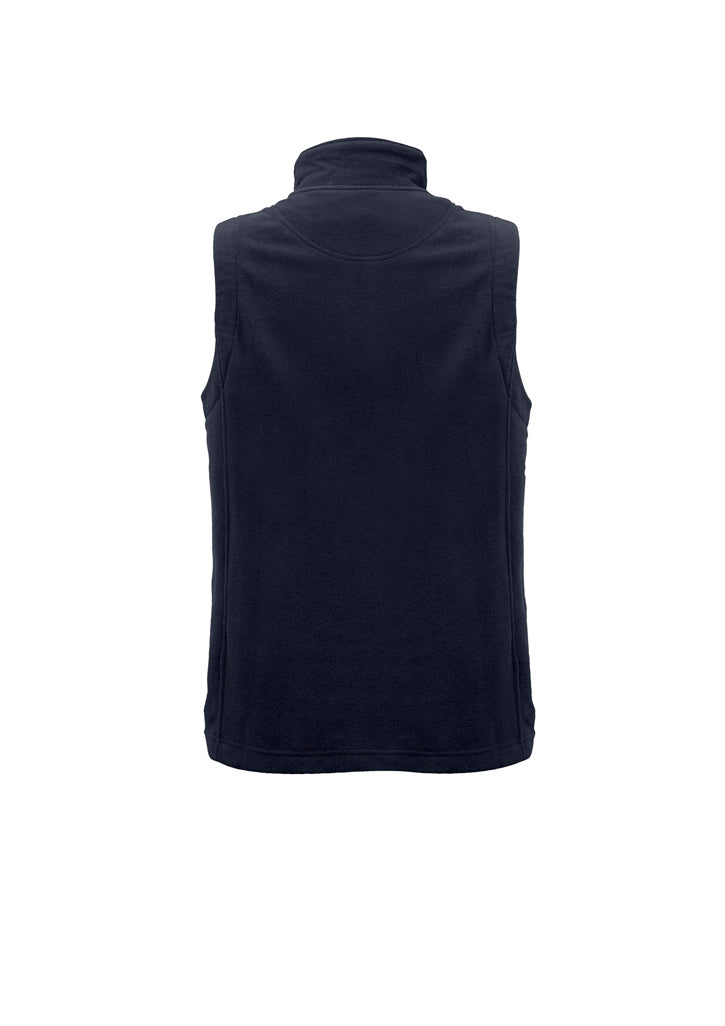 Biz Collection PF905 Plain Womens Vest in Navy - back view