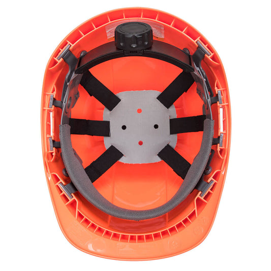 Portwest PS55 Endurance Helmet in Orange - back view