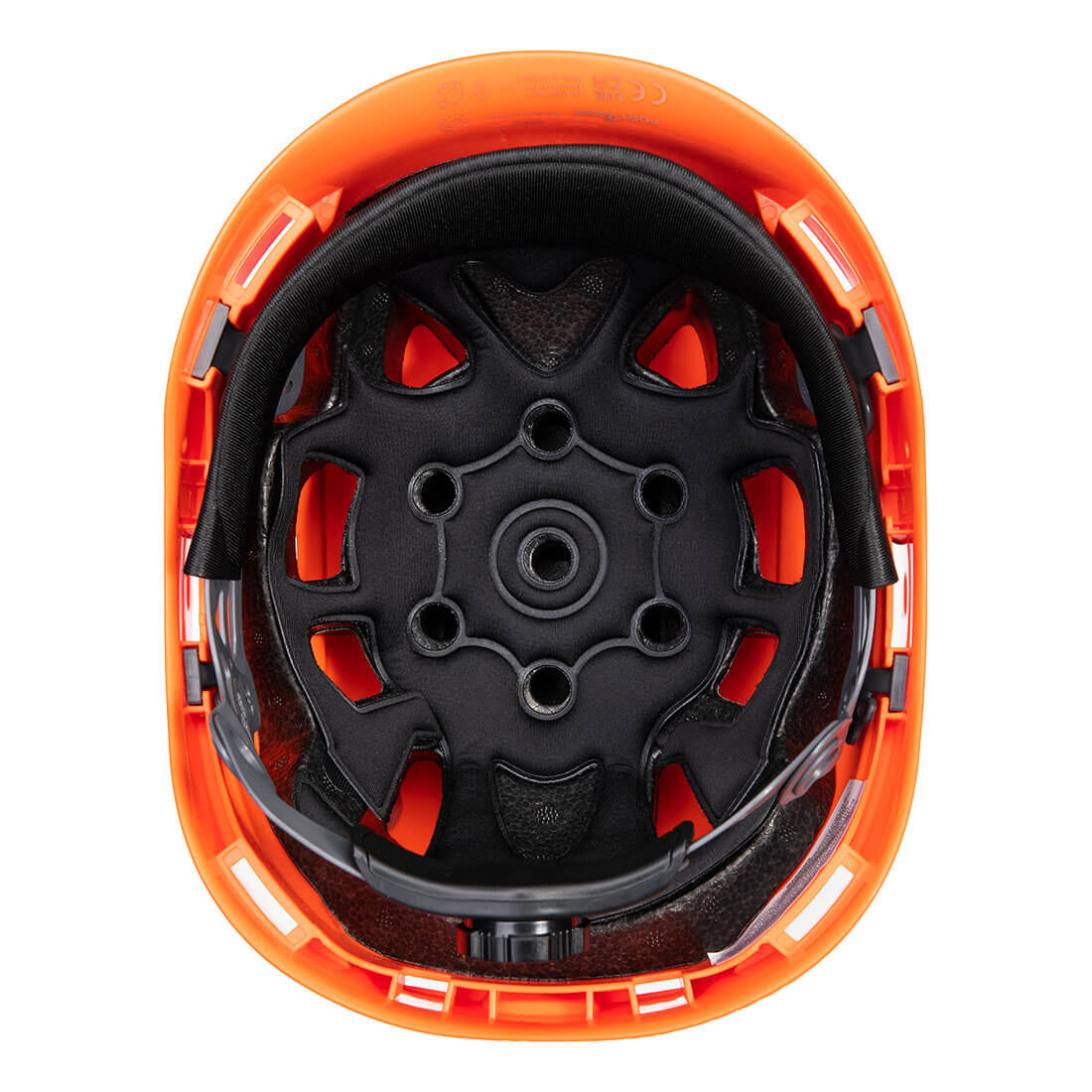 Height Endurance Mountaineer Helmet - PS73 - Portwest - Orange (rear)