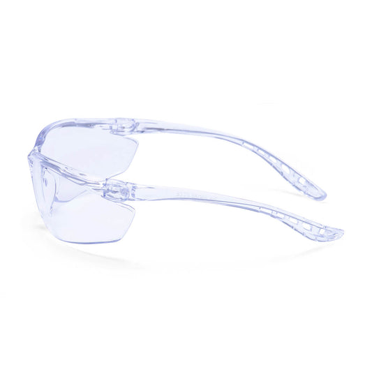 Portwest PW14 Lite Safety Spectacles in Clear - back view
