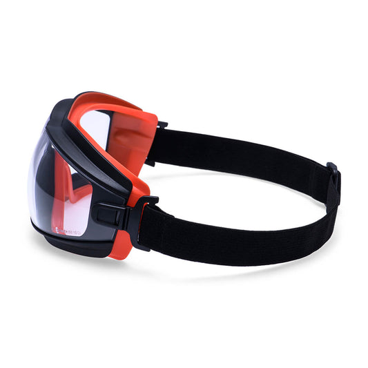 Portwest PW26 Slim Safety Goggles in Clear - back view