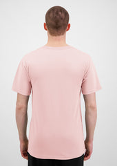 Basis Mens Short Sleeve Tee - X1001M in Pink - model