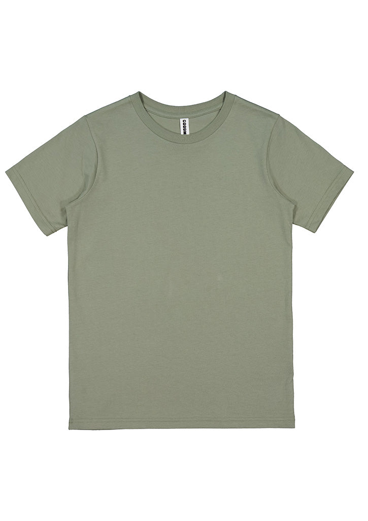 Basis Kids Short Sleeve Tee - X1001K in Pistachio
