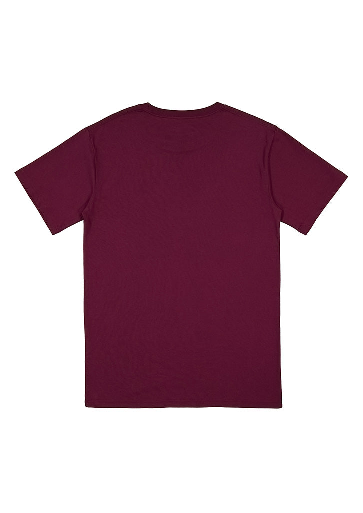 Basis Mens Short Sleeve Tee - X1001M in Plum