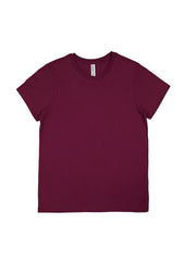 Basis Womens Short Sleeve Tee - X1001W in Plum