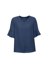 Womens Aria Fluted Sleeve Blouse - RB966LS - biz-corporates-3