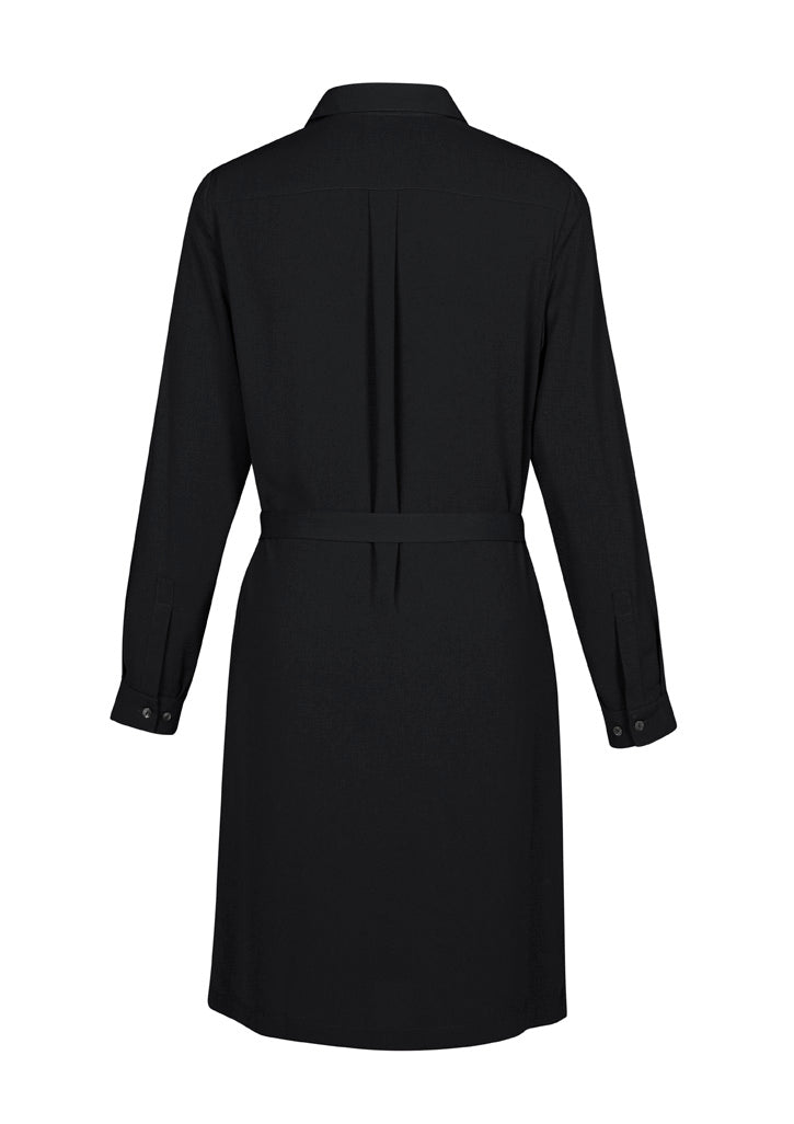 Biz Corporates RD069L Chloe Womens Dress in Black - back view
