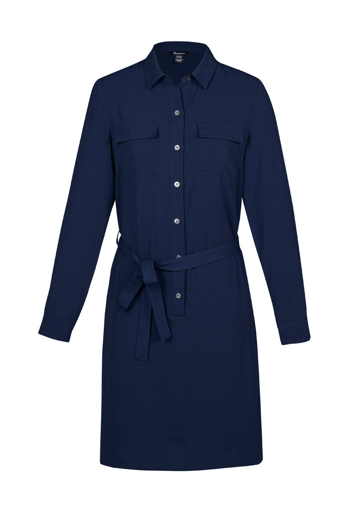 Biz Corporates RD069L Chloe Womens Dress in Navy