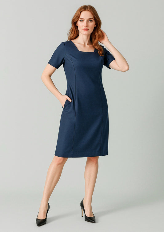 Renew Womens Short Sleeve Dress - RD409L - biz-corporates-1