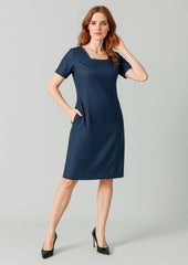 Renew Womens Short Sleeve Dress - RD409L - biz-corporates-1