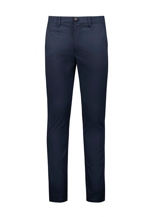 Biz Corporates RGP264M Traveller Mens Modern Stretch Chino Pant in Navy