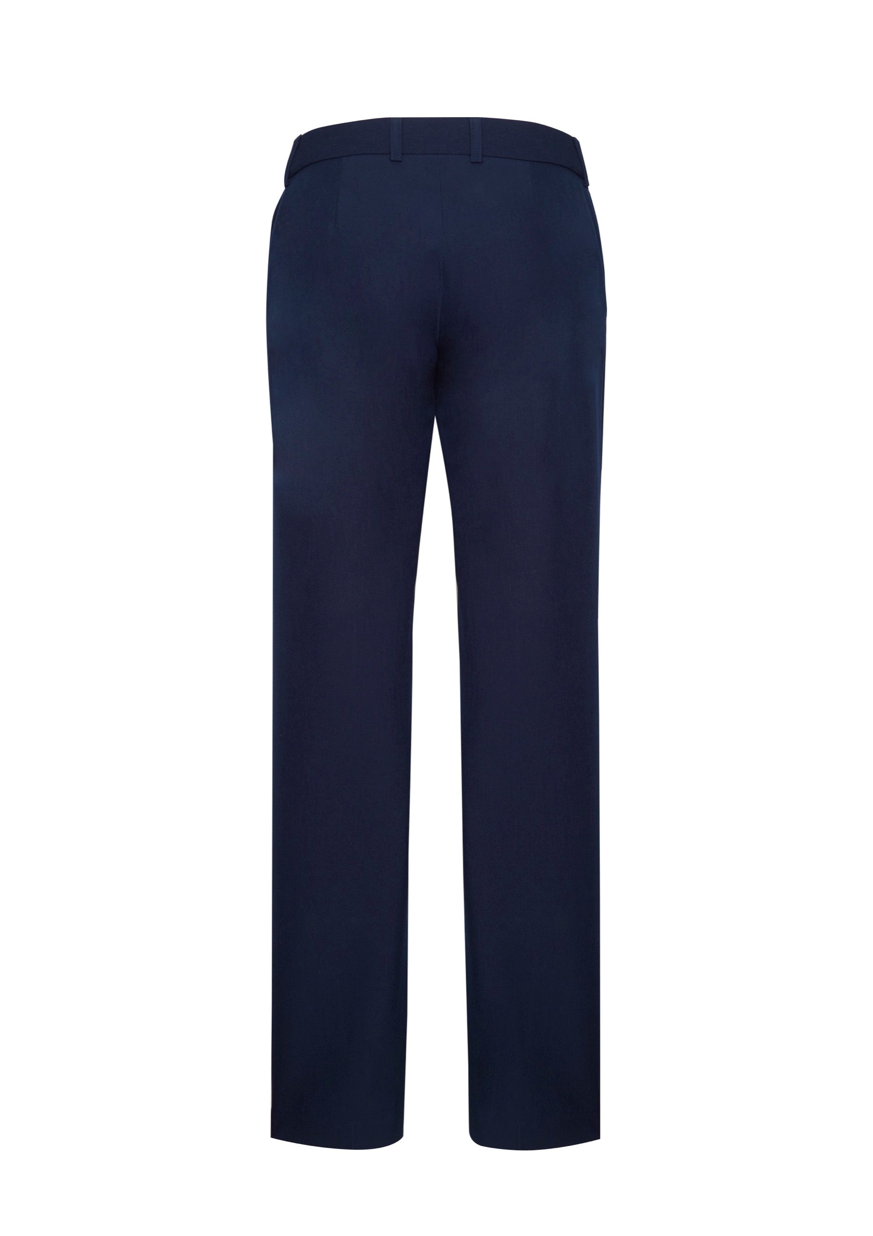 Biz Corporates RGP975L Siena Womens Adjustable Waist Pant in Marine - back view