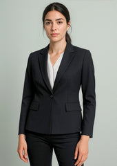 Renew Womens Single Button Mid Length Jacket - RJ401L - biz-corporates-1