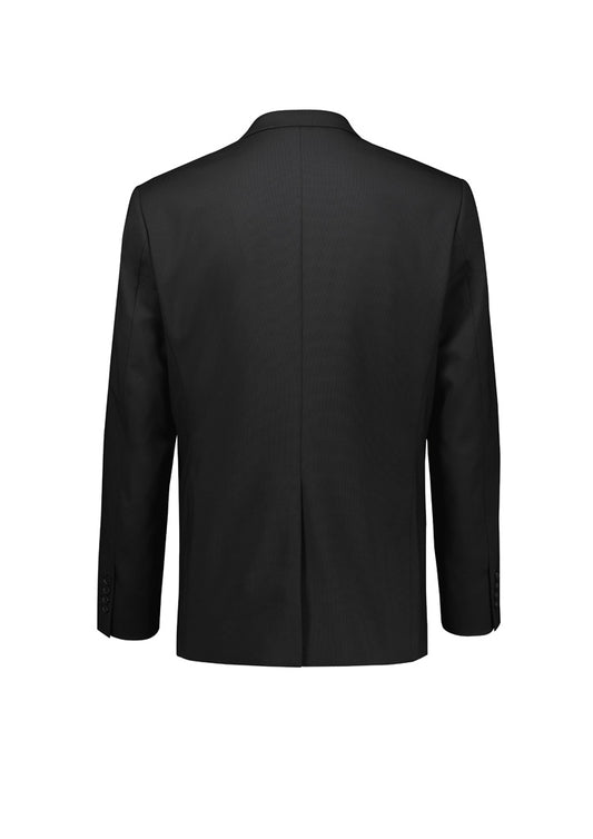 Biz Corporates RJ401M Renew Mens City Fit Jacket in Pencil Black - back view