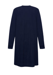 Biz Corporates RLC970L Chelsea Womens Longline Cardigan in Navy - back view
