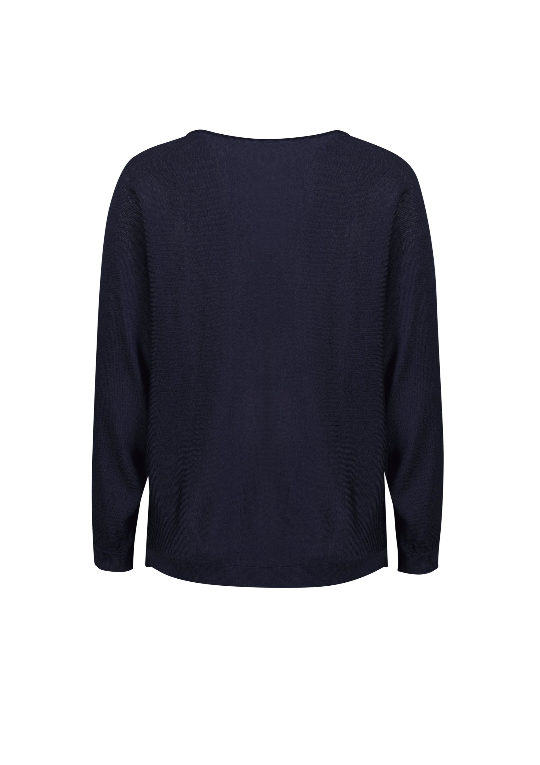 Biz Corporates RSW370L Skye Womens Batwing Sweater Top in Navy - back view