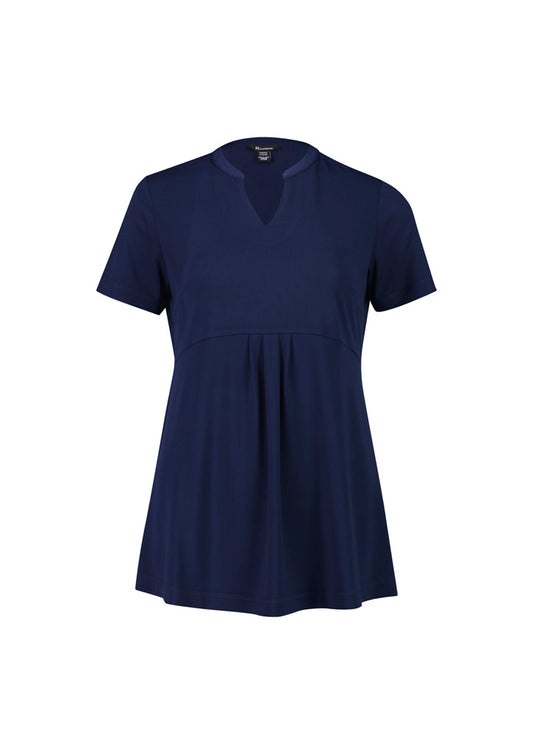Biz Corporates RT262LS Mali Womens Stretch Tunic T-Top in Navy